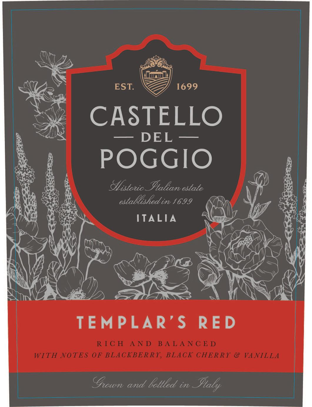 Castello Del Poggio Tempranillo Red 750 ml