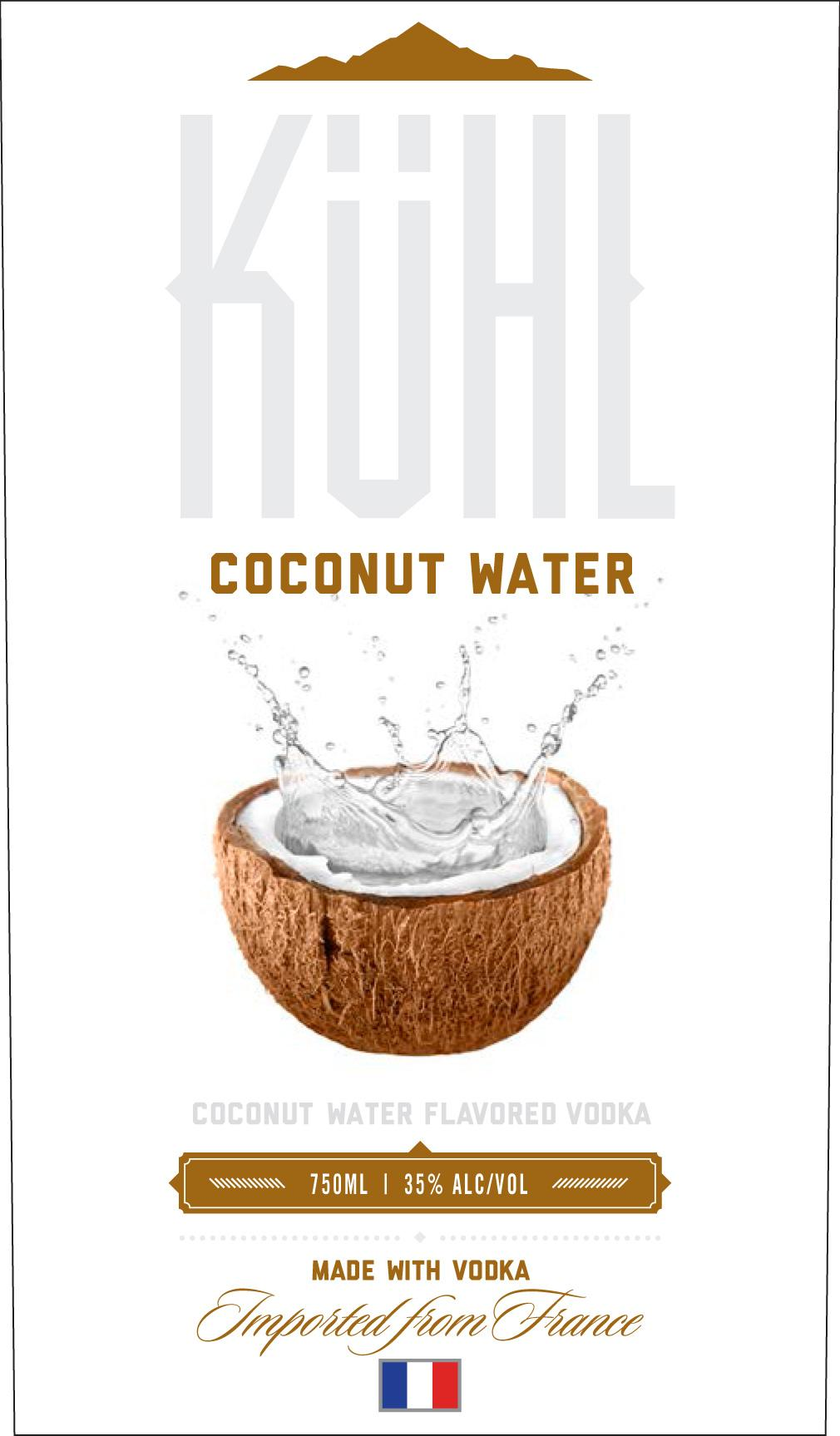 Kuhl Coconut Water Vodka 750 ml