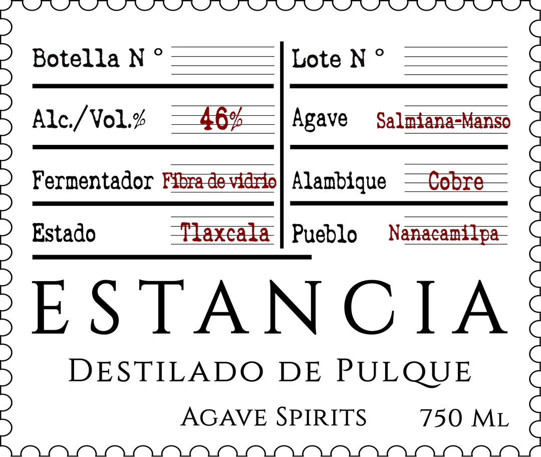 Estancia Destilado De Pulque 750 ml