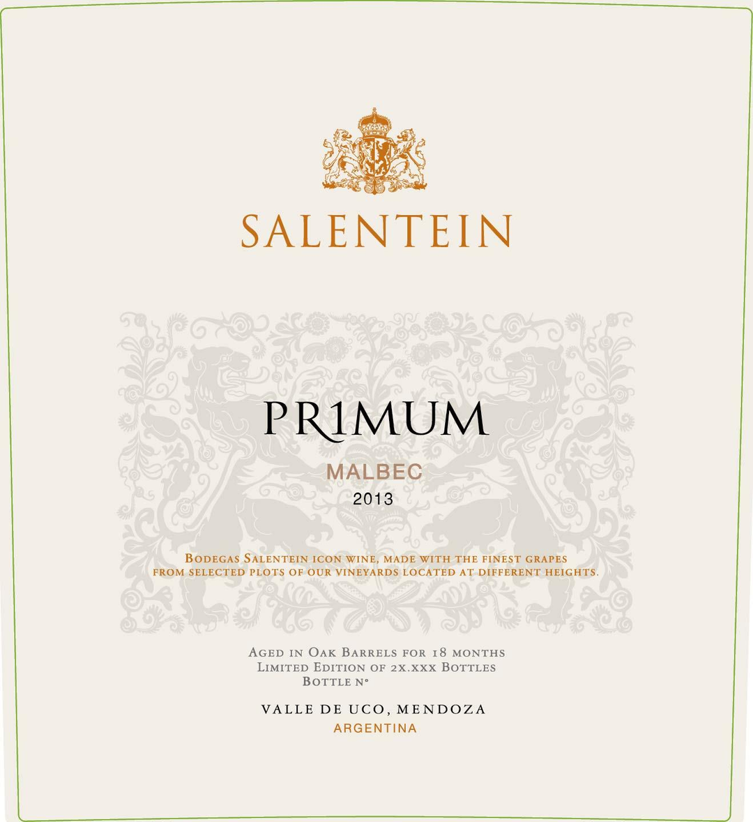 2016 Primum Malbec 750 Ml