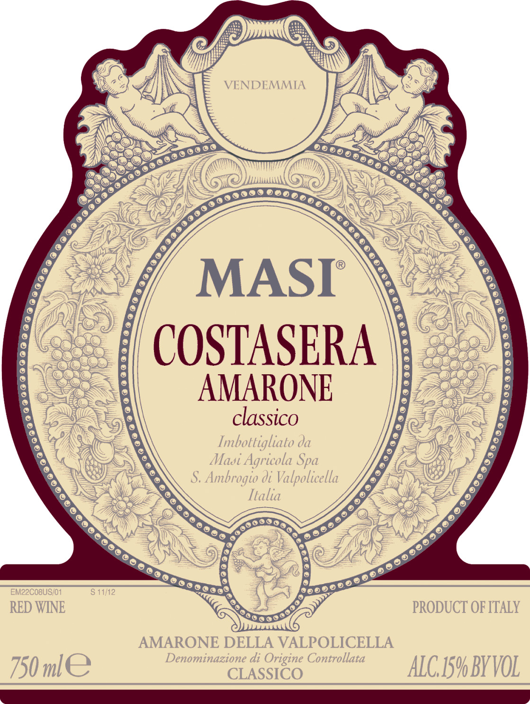 2017 Masi Costasera Amarone Della Valpolicella Classico 750 Ml