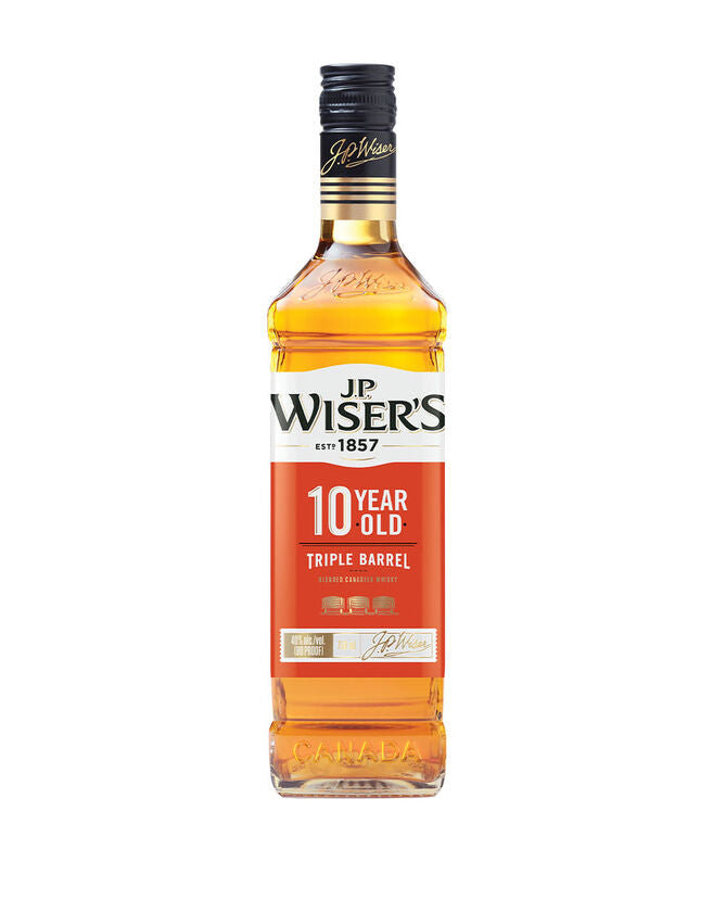 J.P. Wiser's 10 Year Triple Barrel Blended Canadian Whisky Deluxe