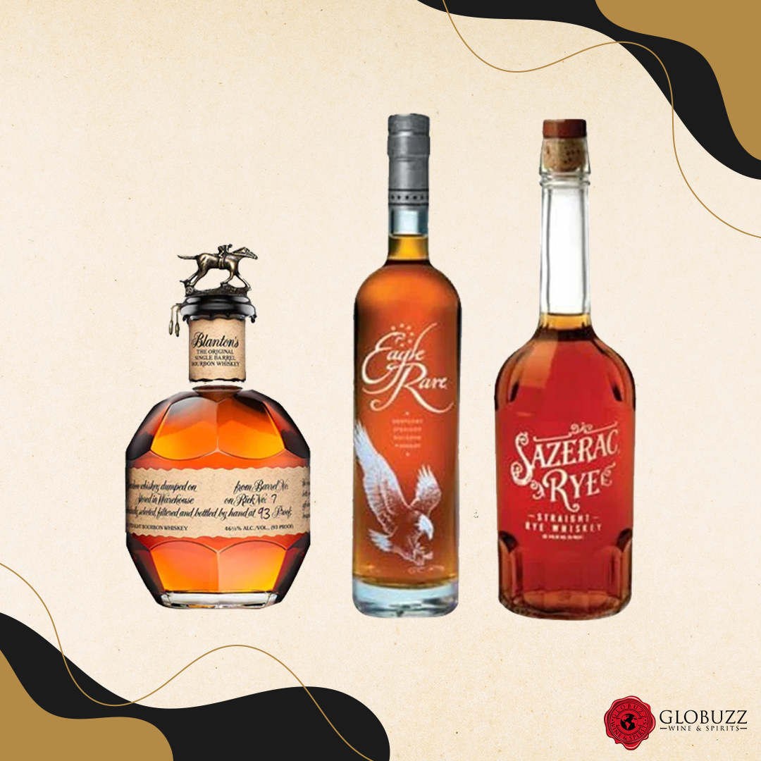 Blastons Rye Blanton's Single Barrel Bourbon, Eagle Rare And Sazerac Rye – Globuzz