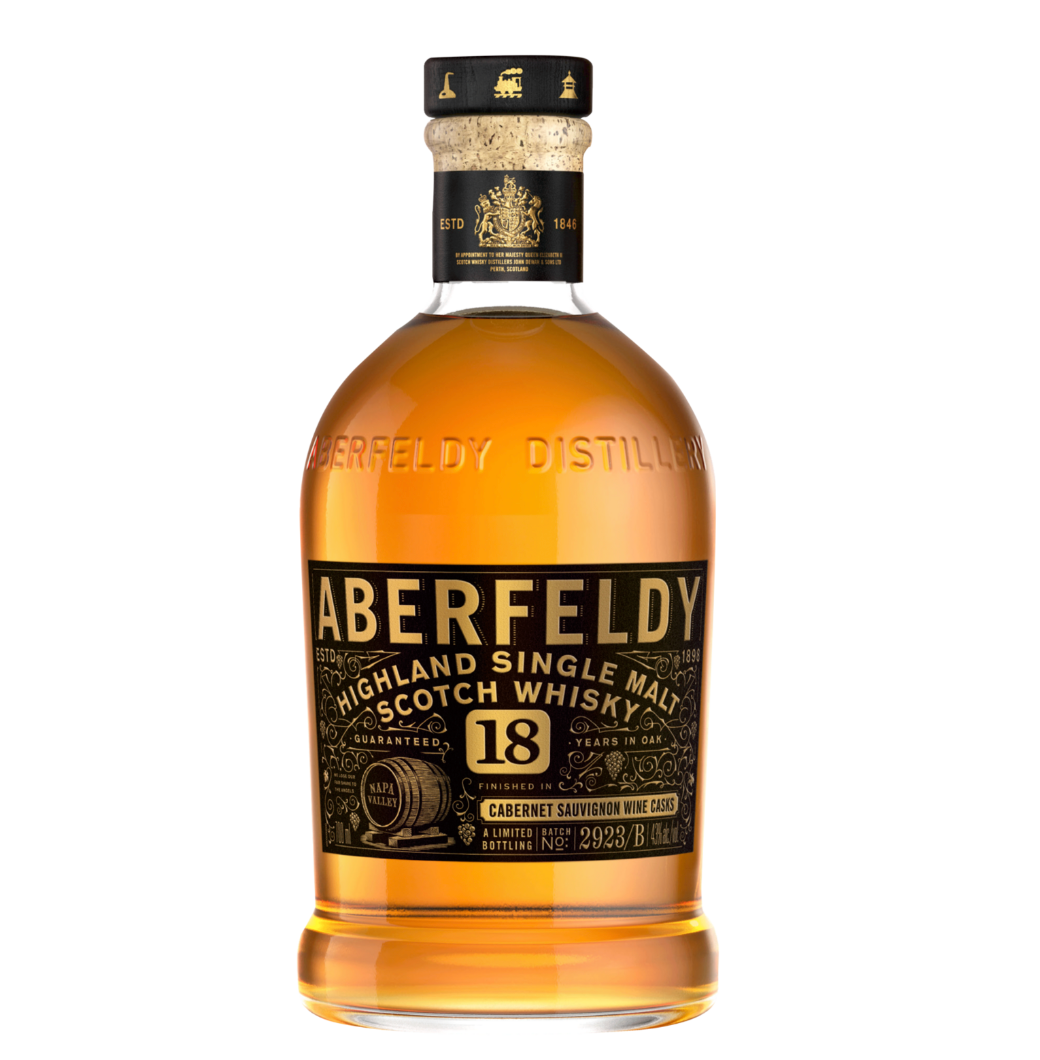 Aberfeldy 18 Year Old Napa Valley Cabernet Sauvignon Cask Finish Scotch Whisky