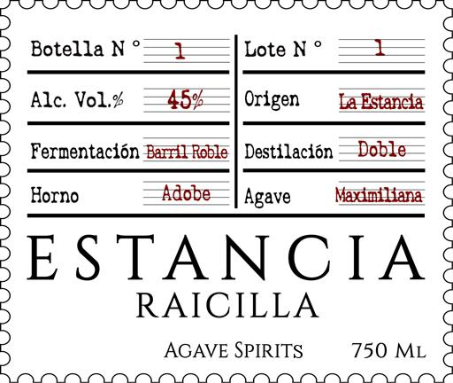 Estancia Raicilla 750 ml