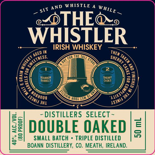 The Whistler Double Ok Irish Whiskey 750 ml