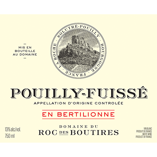 2018 Roc Des Boutires E Bert Pouilly Fuisse