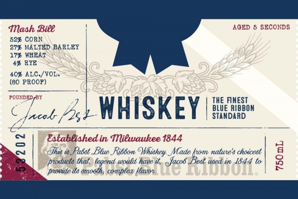 Pabst Blue Ribbon Whiskey 750 ml