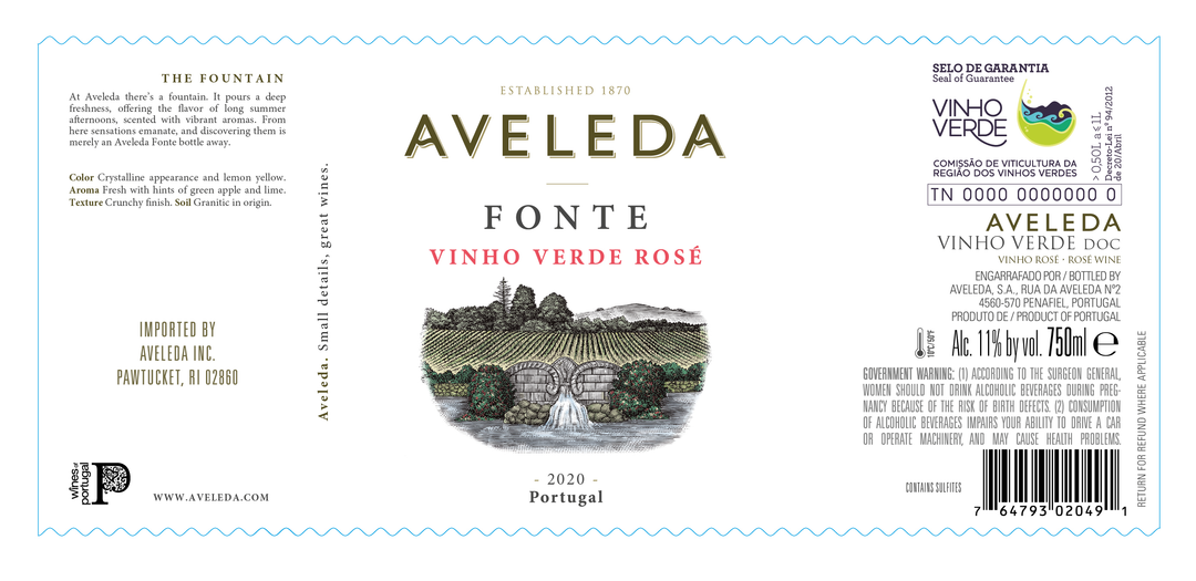 Fonte Vinho Verde Rose 750 ml