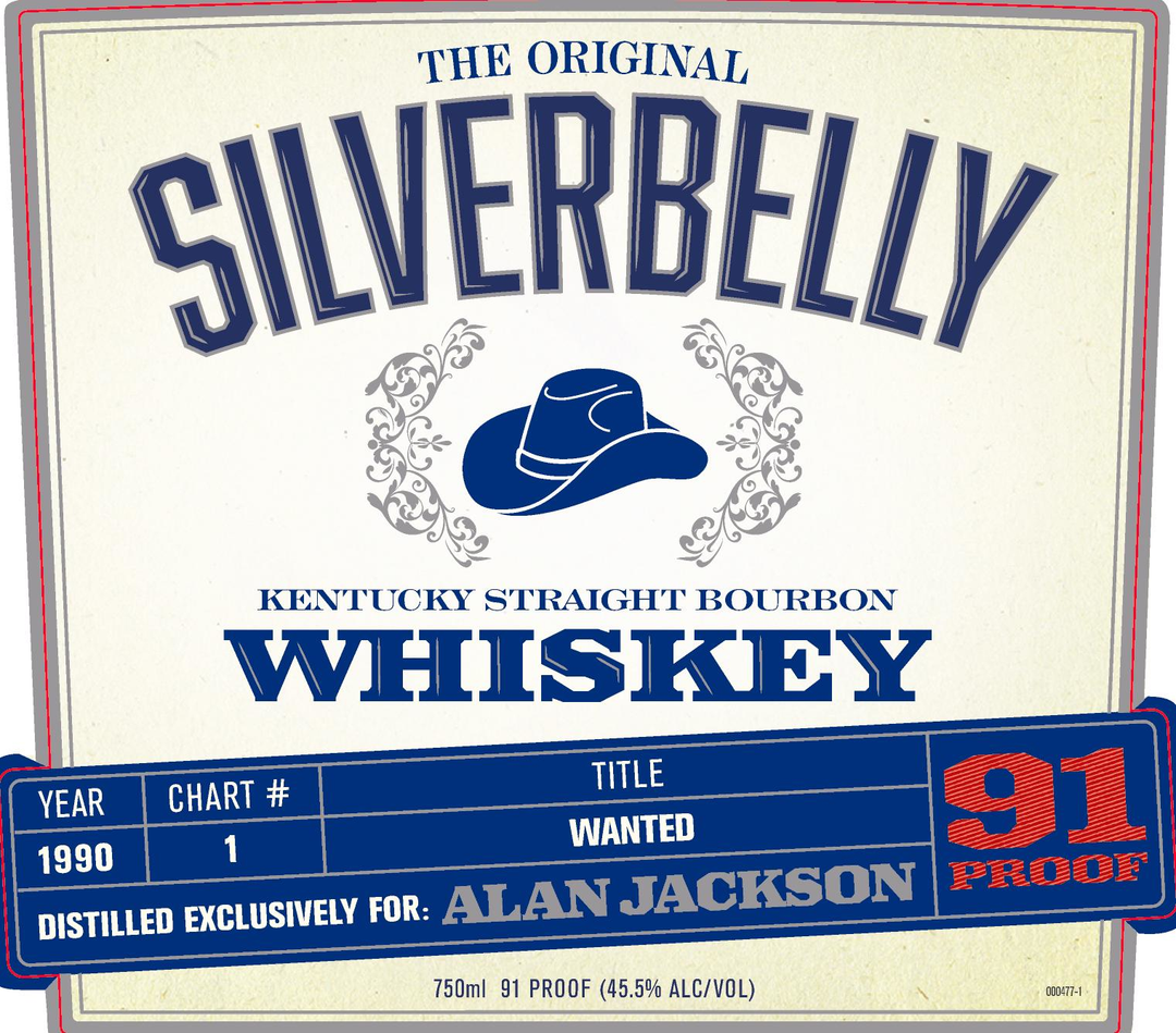 Silverbelly Strght Bbn Whsky 750 ml