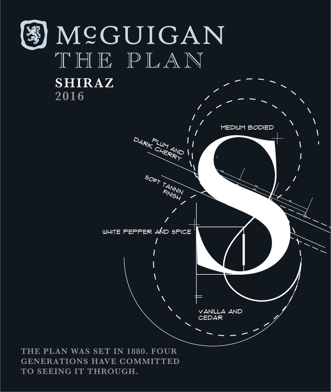 Mcguigan The Plan Shiraz 750 ml