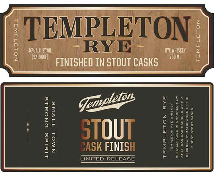 Templeton Rye Stout Csk Finish 750 ml