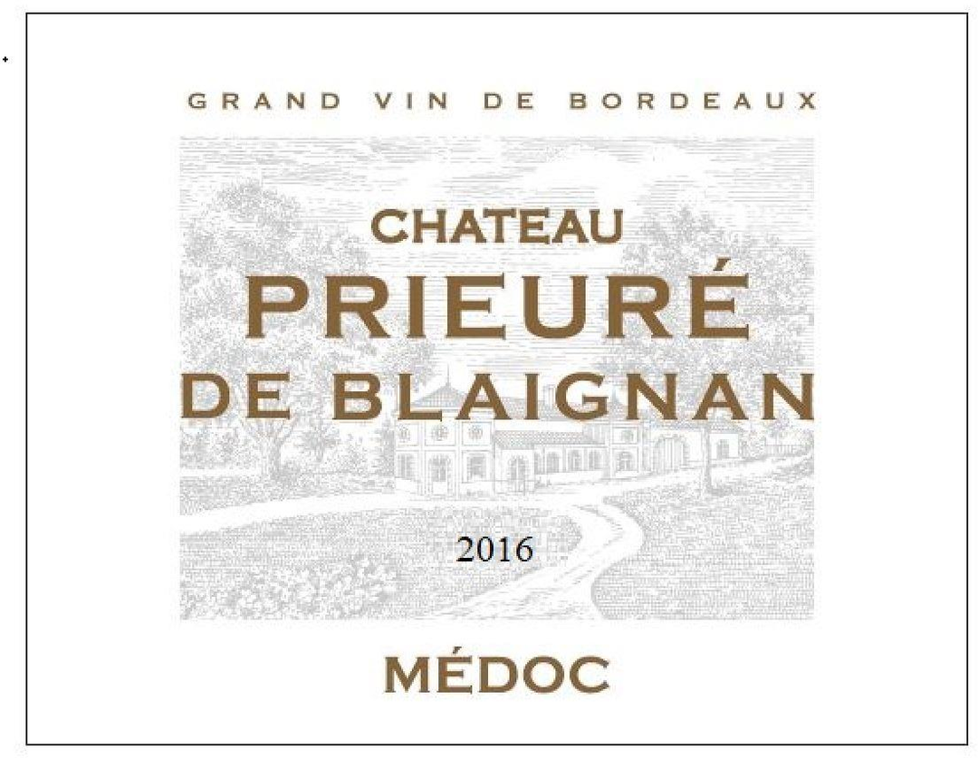 Ch Prieure De Blg Medoc Red 750 ml