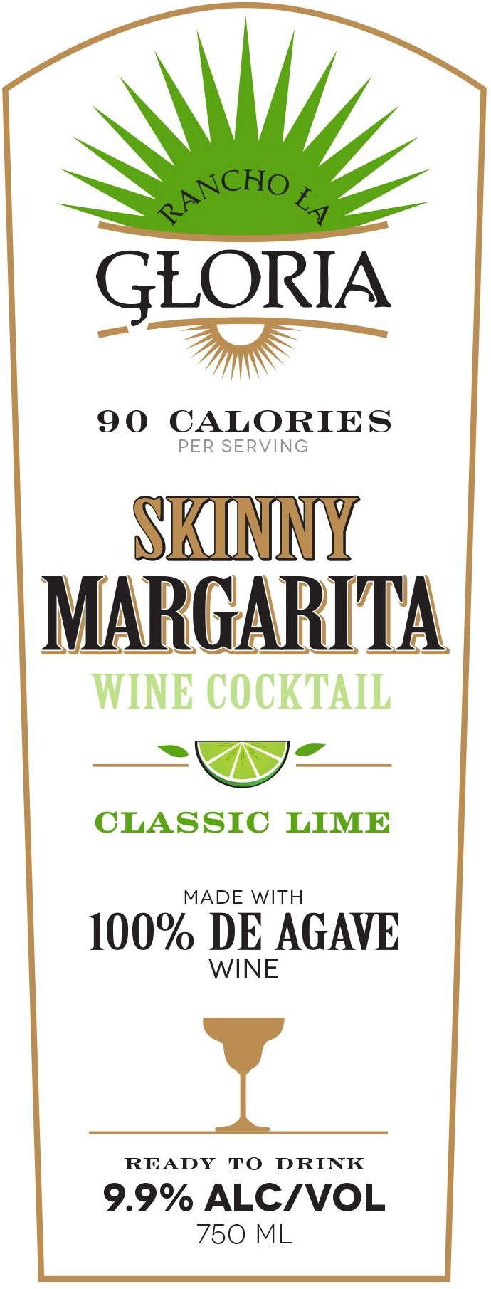 Skinny Lime Margarita Wine Cocktail 750 ml