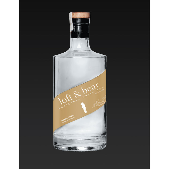 LOFT & BEAR ARTISANAL WHITE RUM 80 750ML