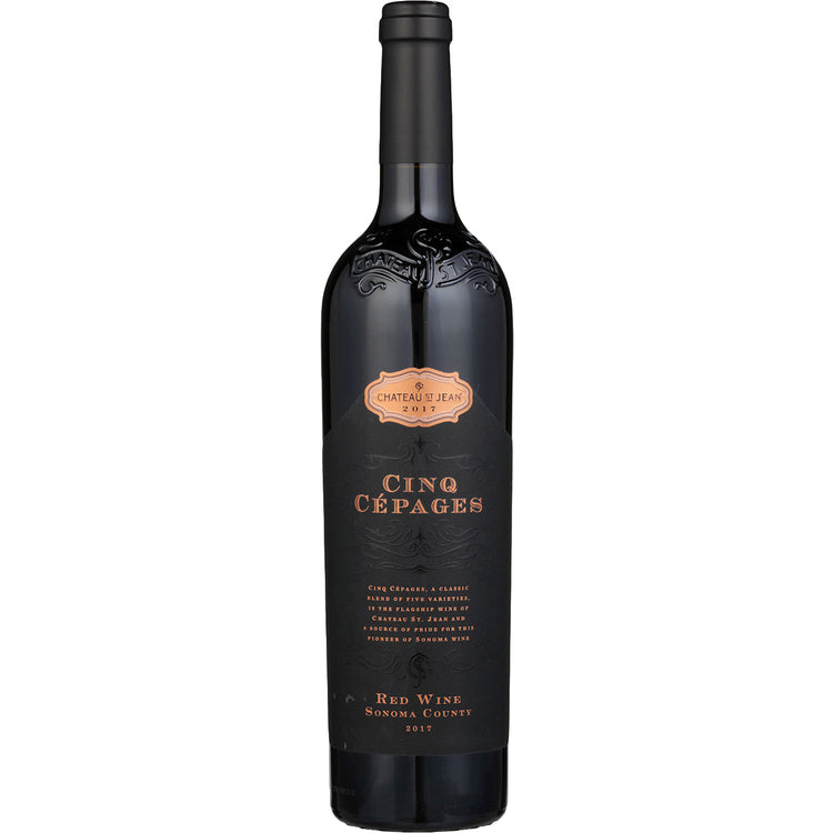 Chateau St. Jean Red Wine Cinq Cepages Sonoma County 2017 750Ml