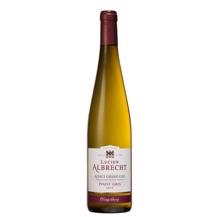 LUCIEN ALBRECHT PINOT GRIS PFINGSTBERG ALSACE GRAND CRU 2015 750ML