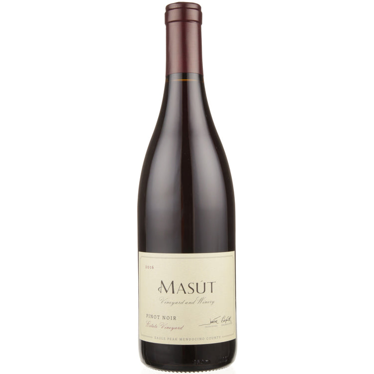 Masut Pinot Noir Estate Vineyard Eagle Peak Mendocino County 2019 750Ml