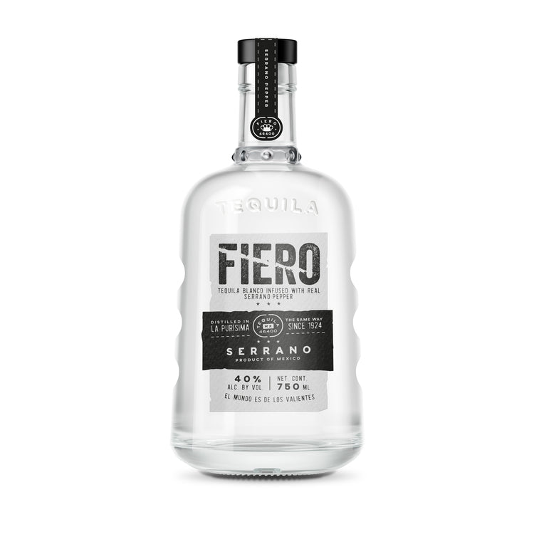Fiero Tequila Blanco Infused With Serrano Pepper 80 750Ml