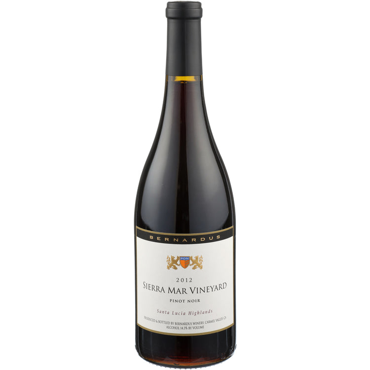 Bernardus Pinot Noir Sierra Mar Vineyard Santa Lucia Highlands 2019 750Ml