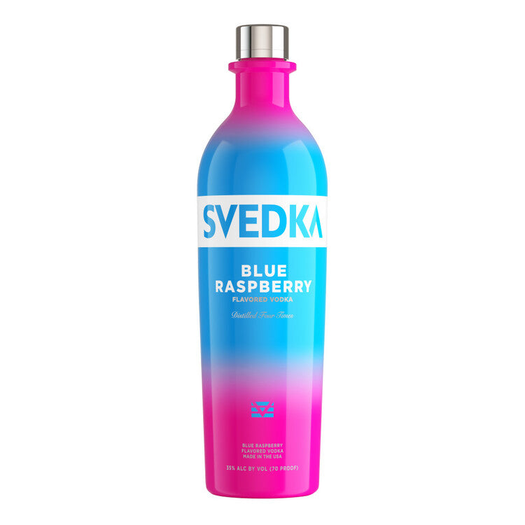 Svedka Blue Raspberry Flavored Vodka 70 750Ml