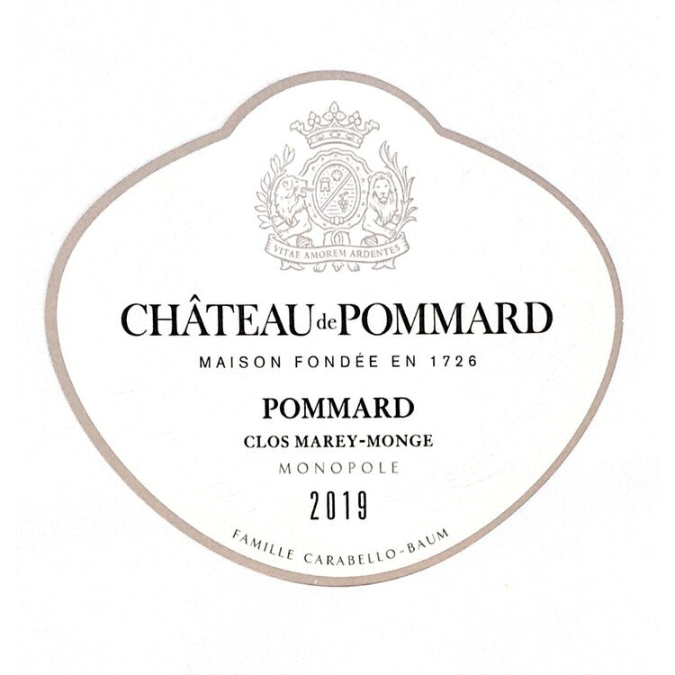 Chateau De Pommard Monopole 2019 750Ml