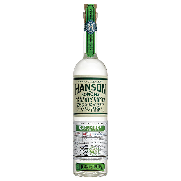 Hanson Of Sonoma Cucumber Flavored Vodka Small Batch 80 750Ml