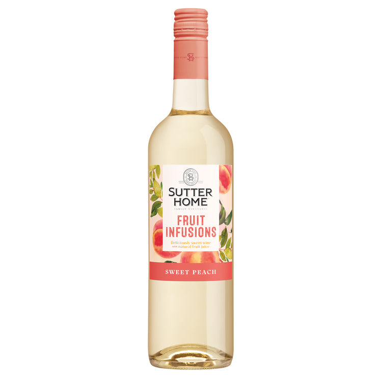 Sutter Home Fruit Infusions Sweet Peach Flavored Wine 750Ml