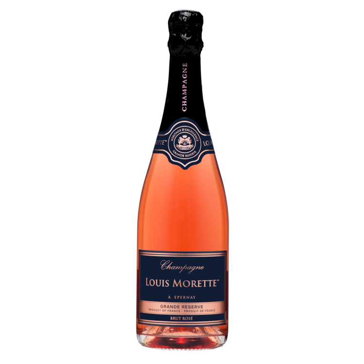 Louis Morette Champagne Grande Reserve Brut Rose 750Ml