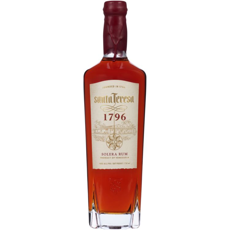 Santa Teresa Aged Rum 1796 Solera 80 W/ Canister 750Ml