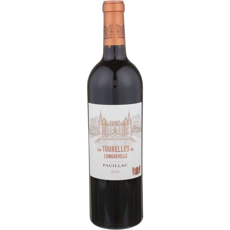 LES TOURELLES LONGUEVILLE PAUILLAC 2018 WOOD BOX 750ML