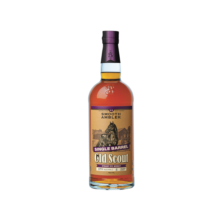 Smooth Ambler Straight Rye Whiskey Old Scout Rye Single Barrel Cask Strength 4 Yr 113.8 750Ml