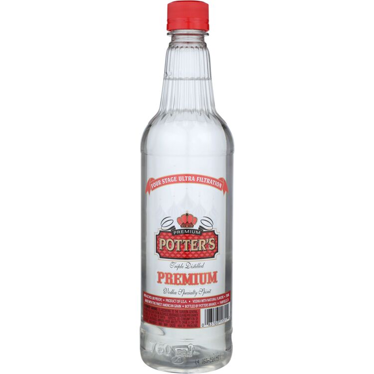 Potter'S Vodka 80 750Ml