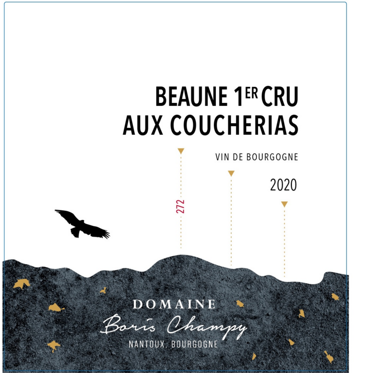 Domaine Boris Champy Vin Rouge Beaune Aux Coucherias Premier Cru 2020 750Ml