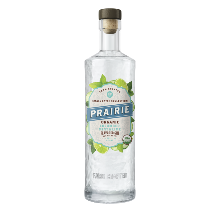 PRAIRIE CUCUMBER MINT & LIME FLAVORED GIN SMALL BATCH COLLECTION 90 750ML