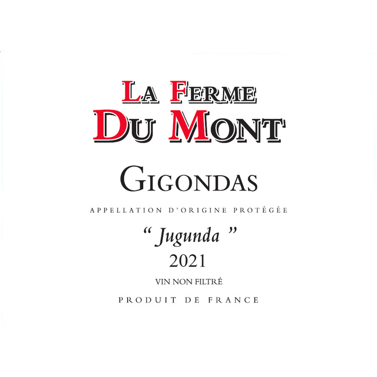 La Ferme Du Mont Gigondas Jugunda 2021 750Ml