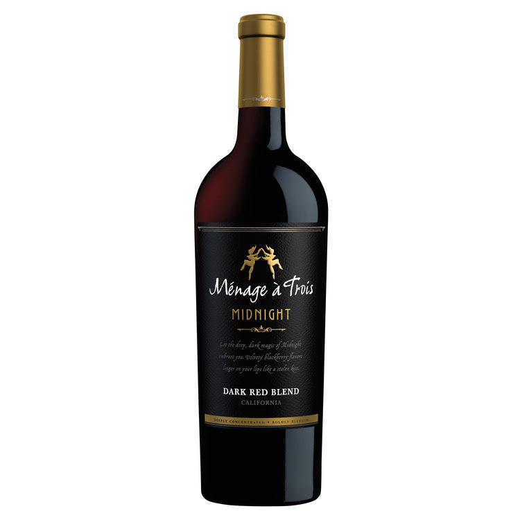 Menage A Trois Dark Red Blend Midnight California 750Ml