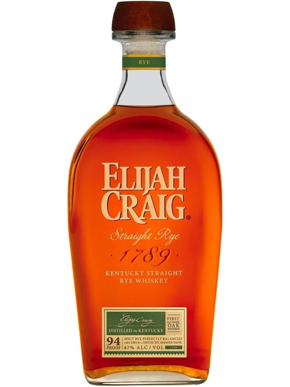 Elijah Craig Straight Rye Whiskey 375ml