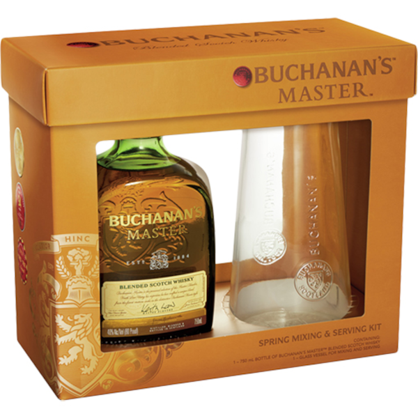 Buchanan's Master Gift Set with Glass Pitcher