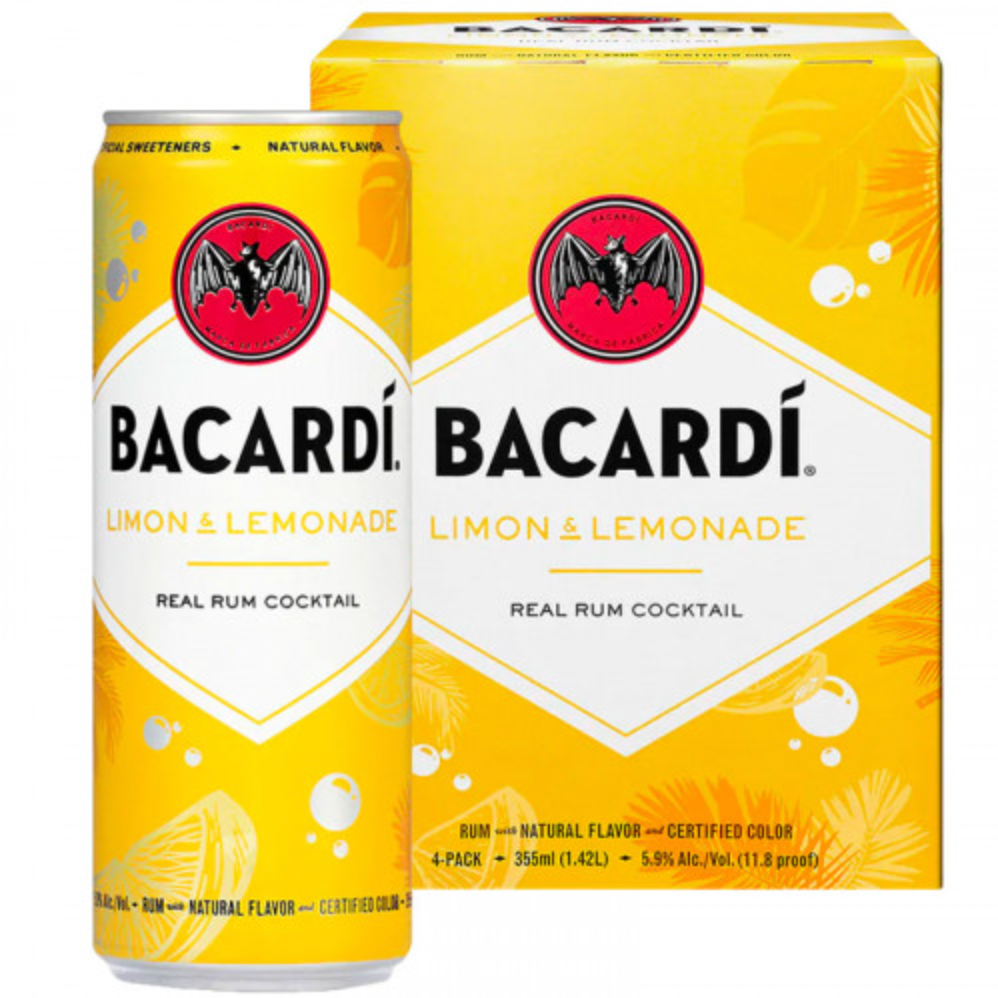 Bacardi Limon & Lemonade 4-Pack