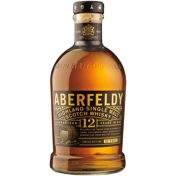 Aberfeldy 12 Year Old Single Malt Whisky 750ml