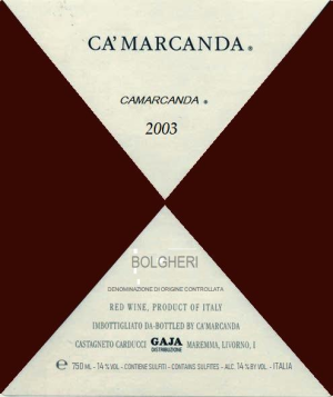 2019 Gaja Ca'Marcanda Blgr Red Blnd