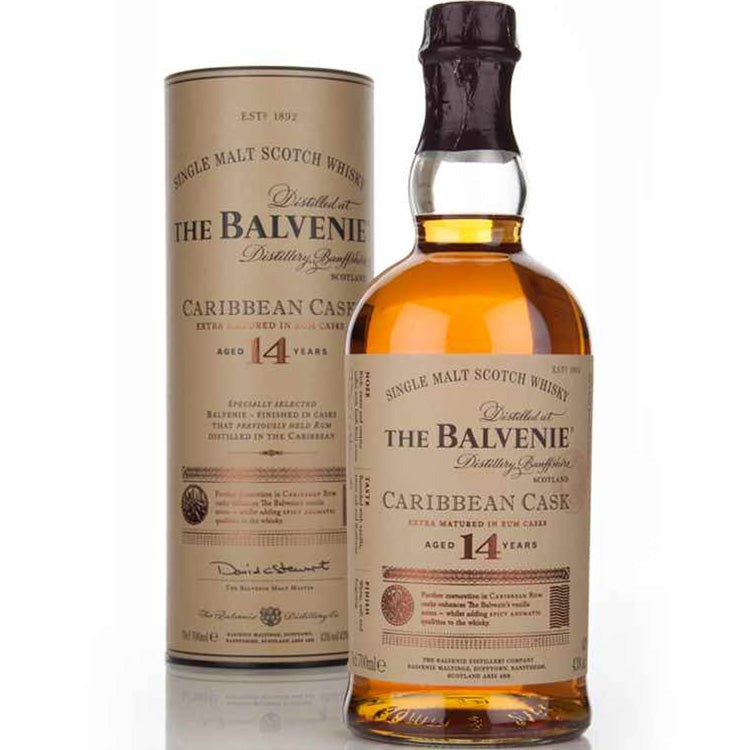 Balvenie 14 Year Caribbean Cask Scotch Whisky (Limit 1)