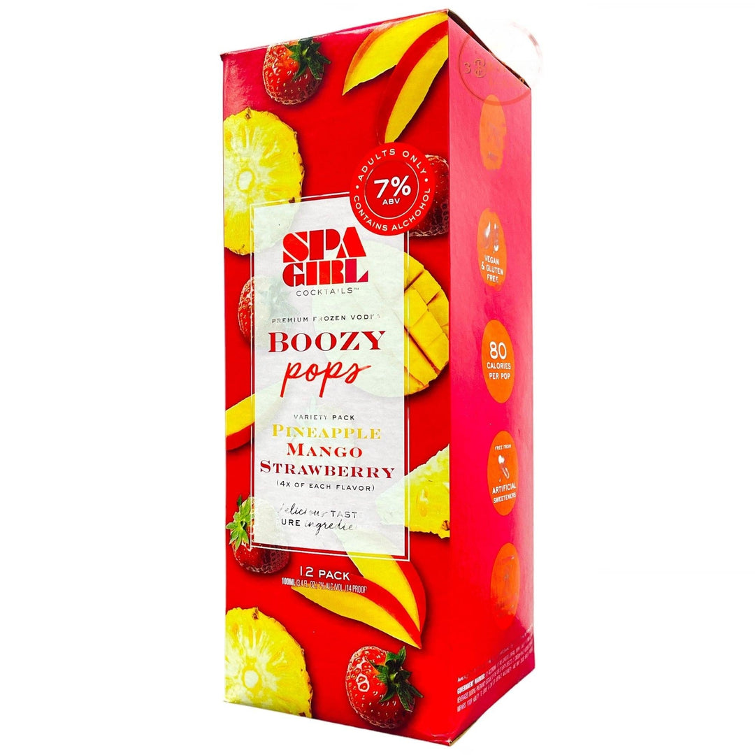 Spa Girl Cocktail Boozy Freeze Popsicles 12PK Variety Pack