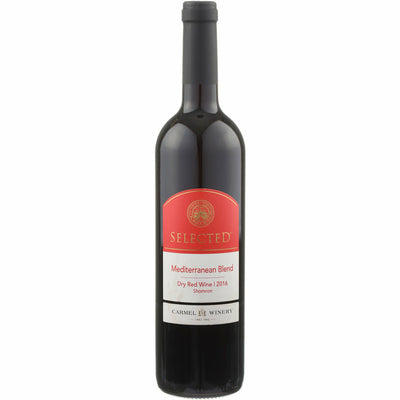 Carmel Winery Red Wine Mediterranean Blend Selected Shomron