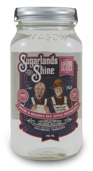 Sugarlands Mark & Digger's Rye Apple Moonshine 750 ml