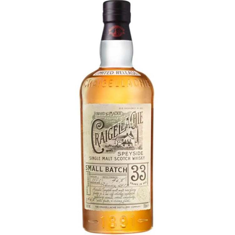 Craigellachie 33 Year Old Single Malt Scotch Whisky 750ml