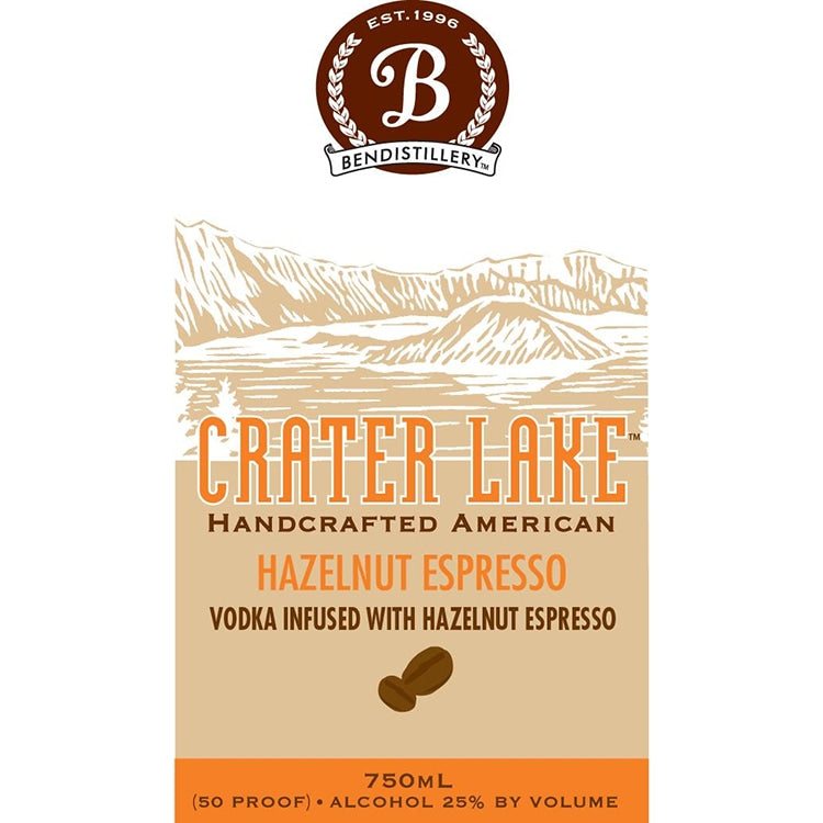 Crater Lake Hazelnut Espresso Vodka 750ml