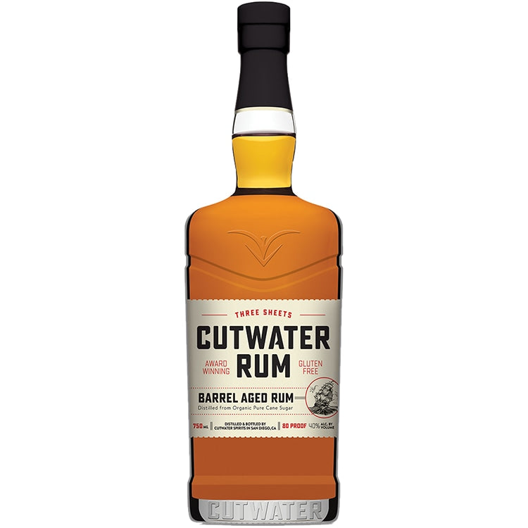 Cutwater Spirits Three Sheets Barrel Aged Rum 750ml