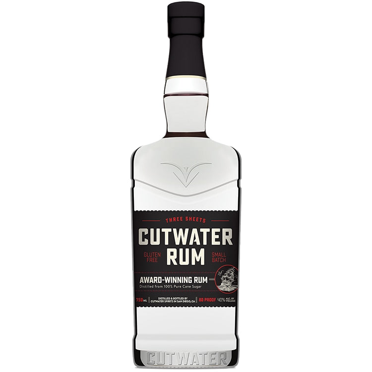 Cutwater Spirits Three Sheets White Rum 750ml